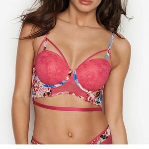 Victoria's Secret x Mary Katrantzou Lingerie Balconette Longline Bra 32DD